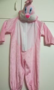 Kids Costumes to Hire - Bunny costume - pink nose